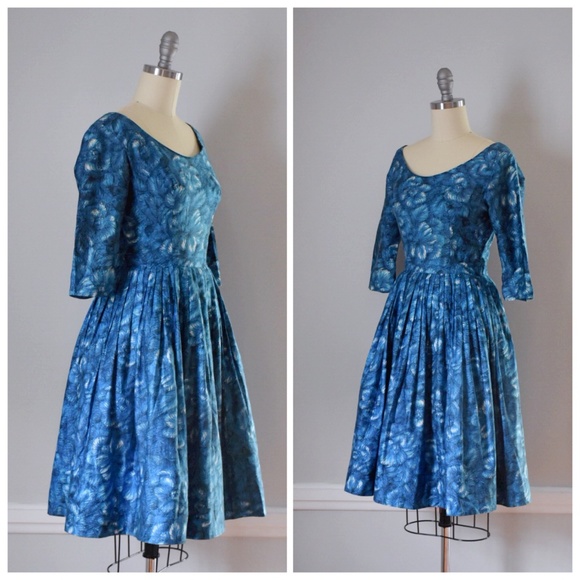 Vintage 50s Dress - Picture 2 of 8